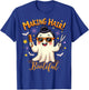 Making Hair Bootiful Ghost Funny Halloween Hairstylist T-Shirt - T-Shirt | Royal