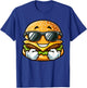 Cool Hamburger Cheeseburger with Sunglasses T-Shirt - T-Shirt | Royal