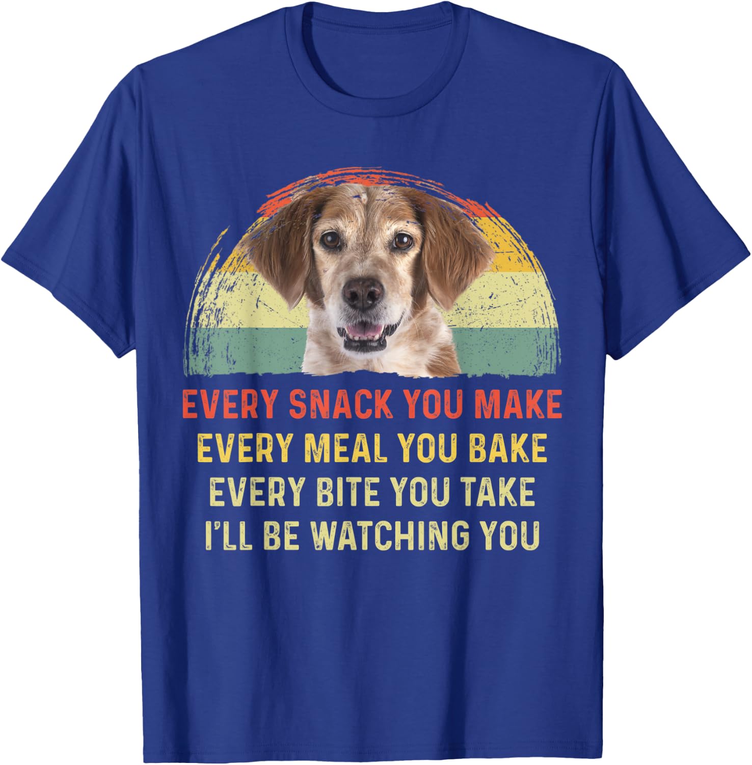 Every Snack You Make Brittany Dog Mom Dog Dad Retro T-Shirt - T-Shirt | Royal