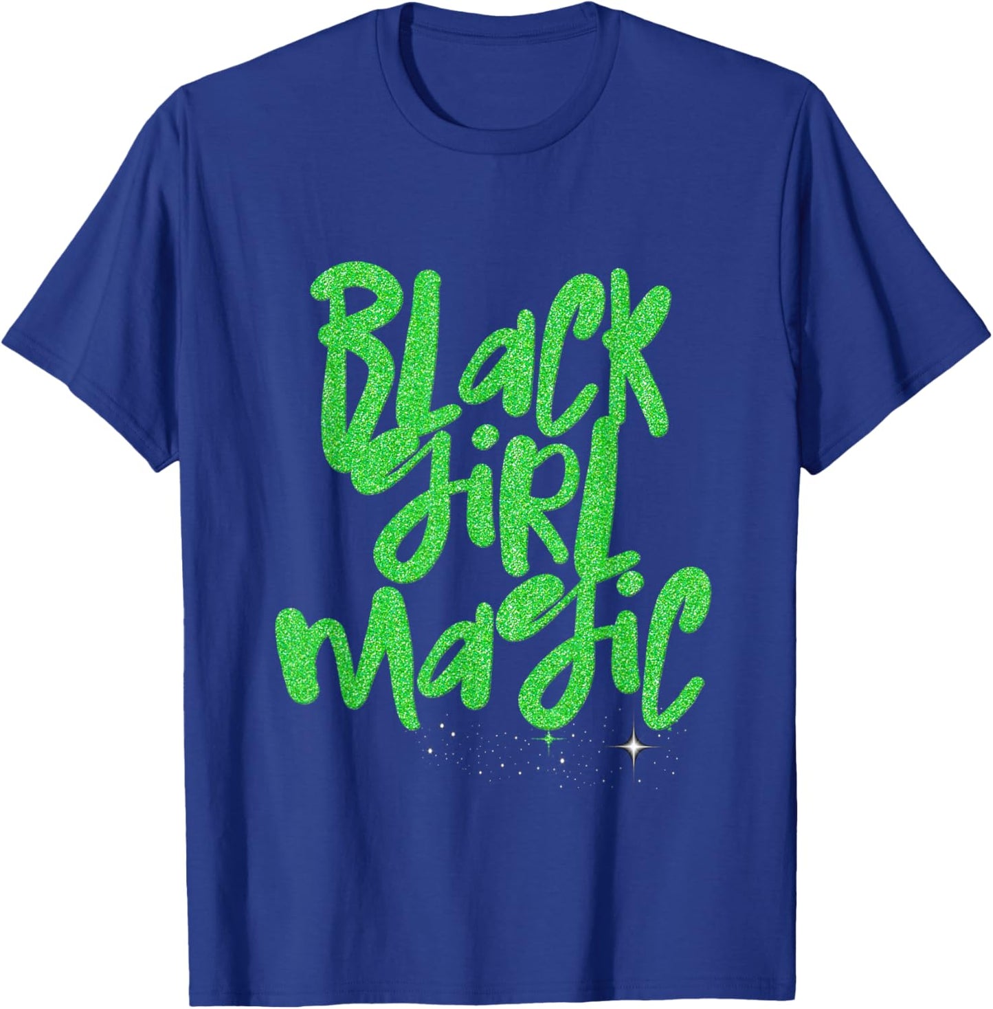 Black Girl Magic Lime Green African Queen Melanin Women Girl T-Shirt - T-Shirt | Royal