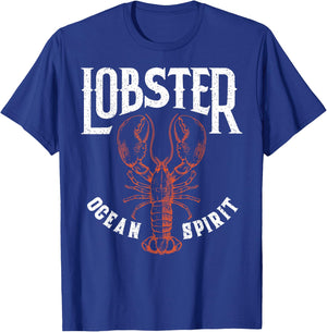 Funny Lobster Crawfish Vintage Lobster T-Shirt - T-Shirt | Royal