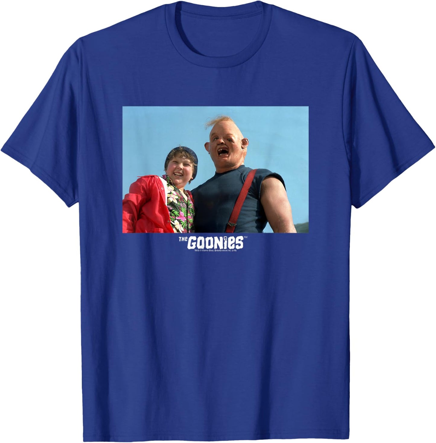The Goonies Chunk and Sloth T-Shirt - T-Shirt | Royal