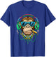 Monkey smoking cannabis, marijuana enjoys songs T-Shirt - T-Shirt | Royal