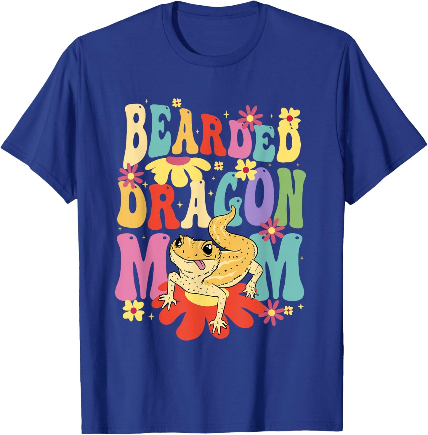 Bearded Dragon Beardie Mom Funny Bearded Dragon T-Shirt - T-Shirt | Royal