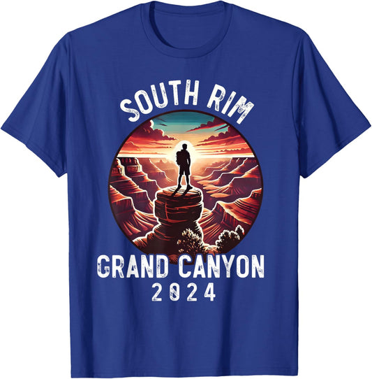 South Rim Grand Canyon I Hiked The Grand Canyon 2024 Outdoor T-Shirt - T-Shirt | Royal