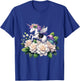 Unicorn Riding Gardenia Boys Girls Men Women Kids Adults T-Shirt - T-Shirt | Royal