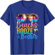 Girls Trip 2025 Funny Matching Beaches Booze Besties T-Shirt - T-Shirt | Royal