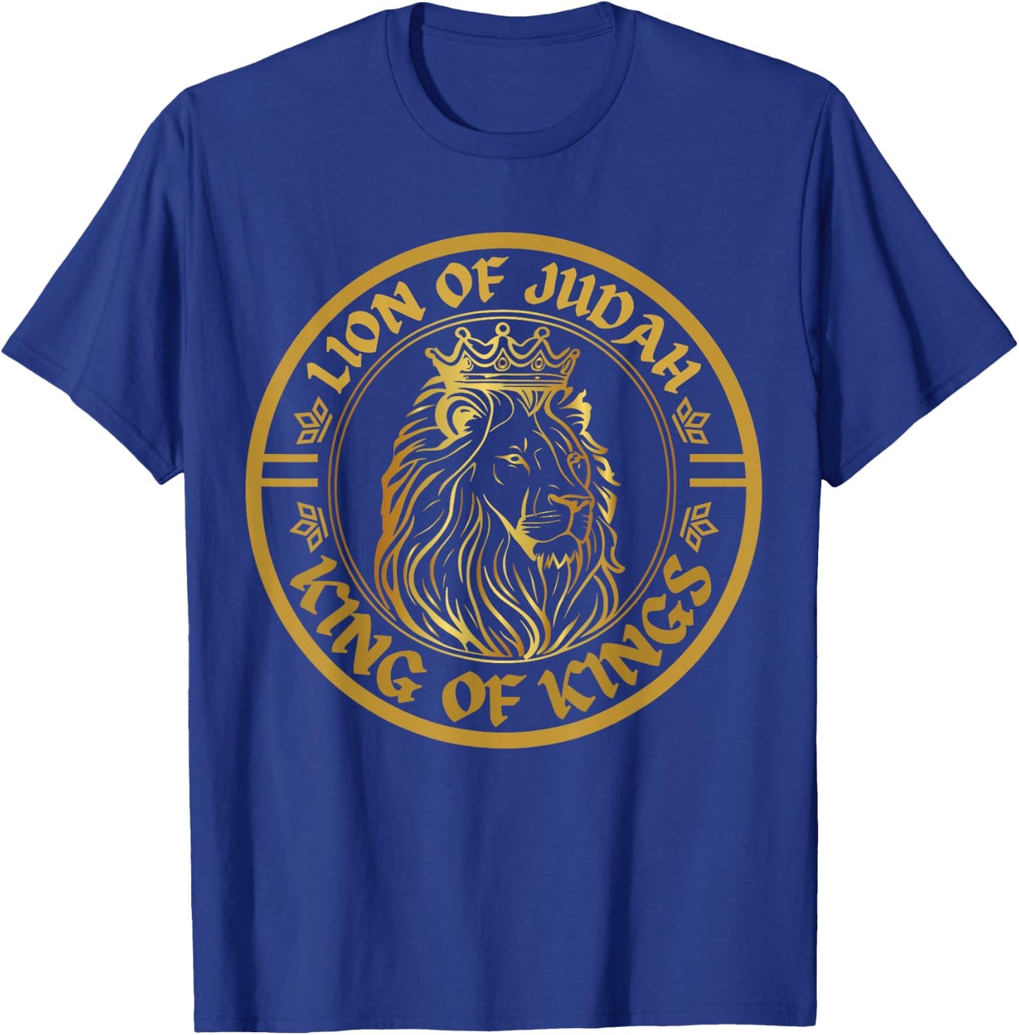Hebrew Israelite Lion of Judah Design Rastafarian Lion T-Shirt - T-Shirt | Royal