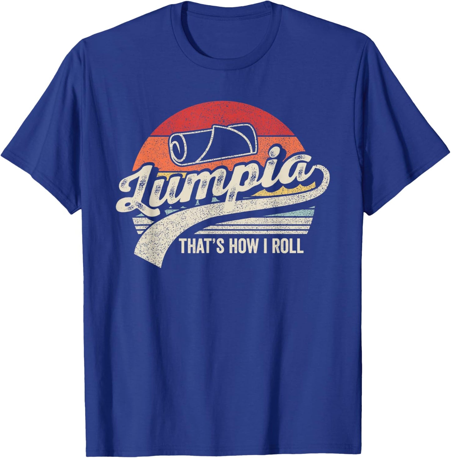 Bag Some Rays Funny Filipino Pride Retro Vintage Lumpia T-Shirt - T-Shirt | Royal
