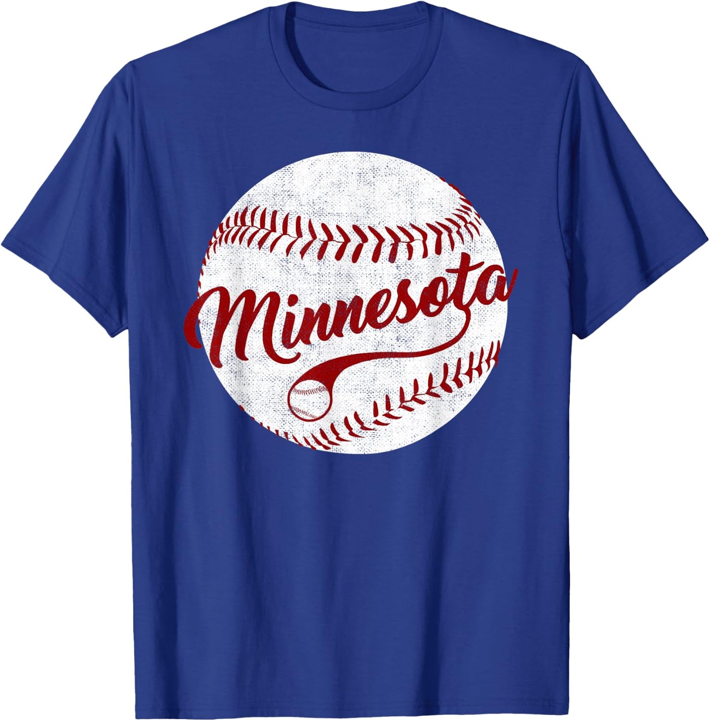 Baseball Minnesota Team Love Baseball National Pastime Men T-Shirt - T-Shirt | Royal
