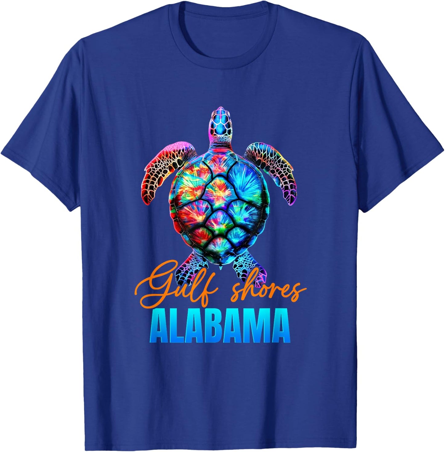 Gulf Shores Alabama Sea Turtle Family Vacation Summer 2025 Women Kids T-Shirt - T-Shirt | Royal