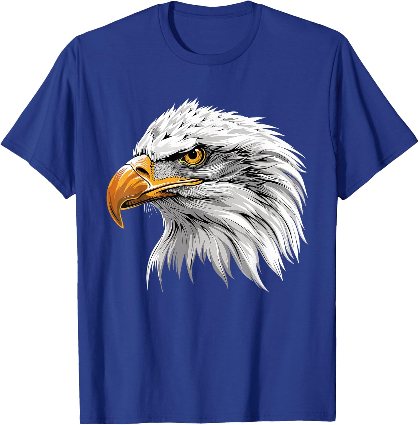 Patriotic American Bald Eagle 4th of July Kids Men T-Shirt - T-Shirt | Royal