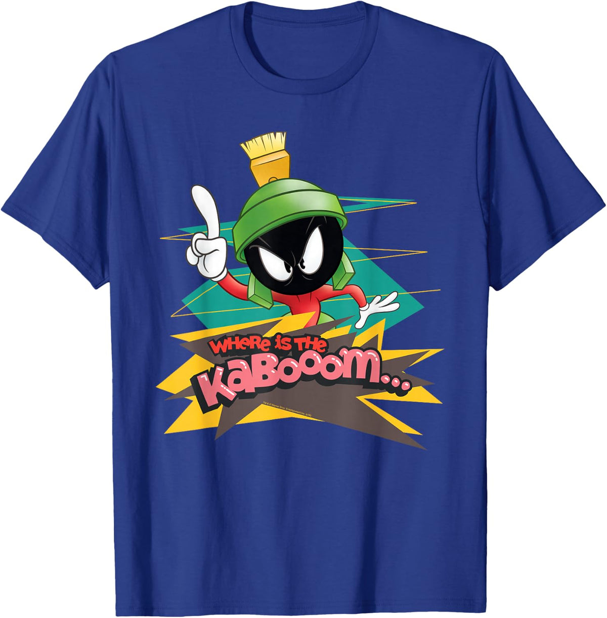 Looney Tunes Marvin The Martian Where is The Kaboom T-Shirt - T-Shirt | Royal