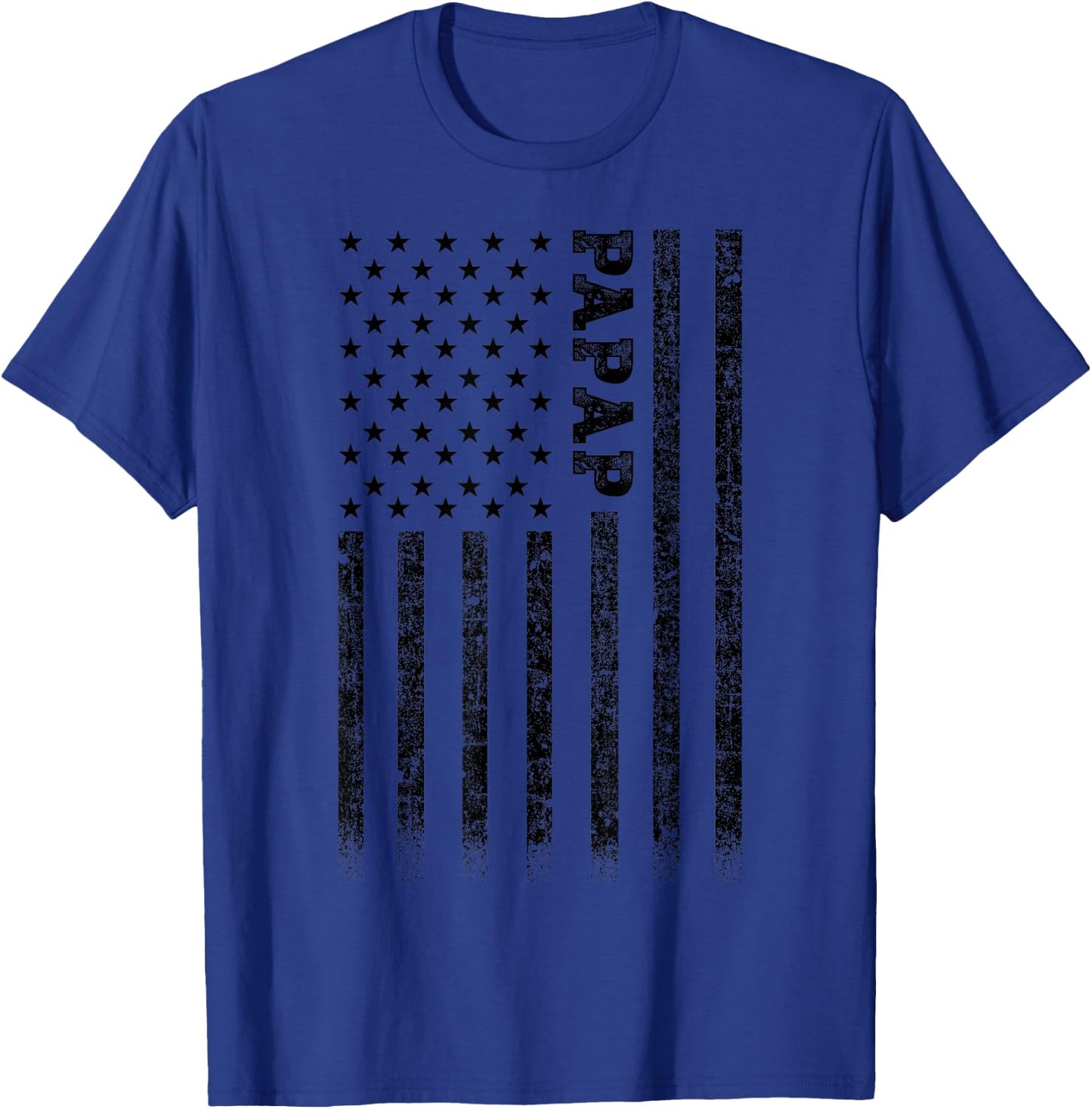 Papap American Flag T-Shirt - T-Shirt | Royal