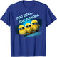 Too Cool For School – 3 Funny Baby Chicks Teacher Student Women Kids T-Shirt - T-Shirt | Royal