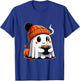 Halloween Cute Kawaii Ghost Drinking Coffee Women Men Kids T-Shirt - T-Shirt | Royal