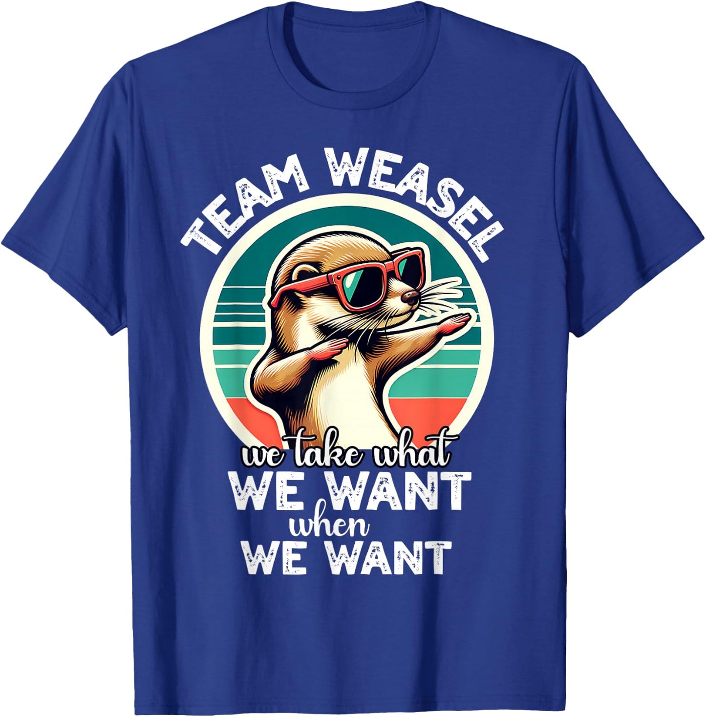 Funny Weasel T-Shirt - T-Shirt | Royal
