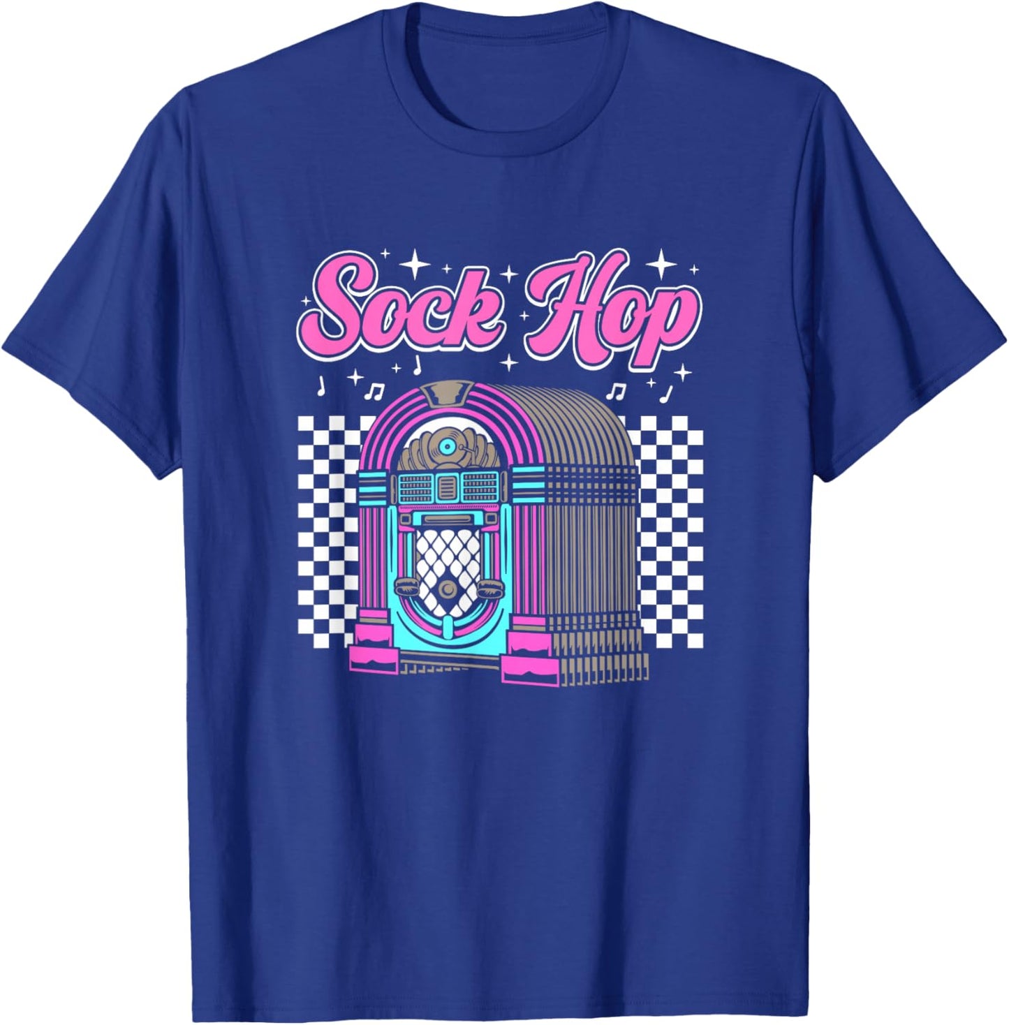 Retro Vintage Sock Hop 1950s Party For Sock Hop Dancers T-Shirt - T-Shirt | Royal