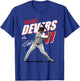 Rafael Devers | Boston Baseball Players | MLBRDS3001 T-Shirt - T-Shirt | Royal
