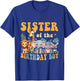 Sister of the Birthday Boy Kid Safari Jungle Animal Matching T-Shirt - T-Shirt | Royal