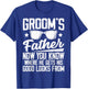 Father of the Groom Wedding Costume Groom's Father T-Shirt - T-Shirt | Royal