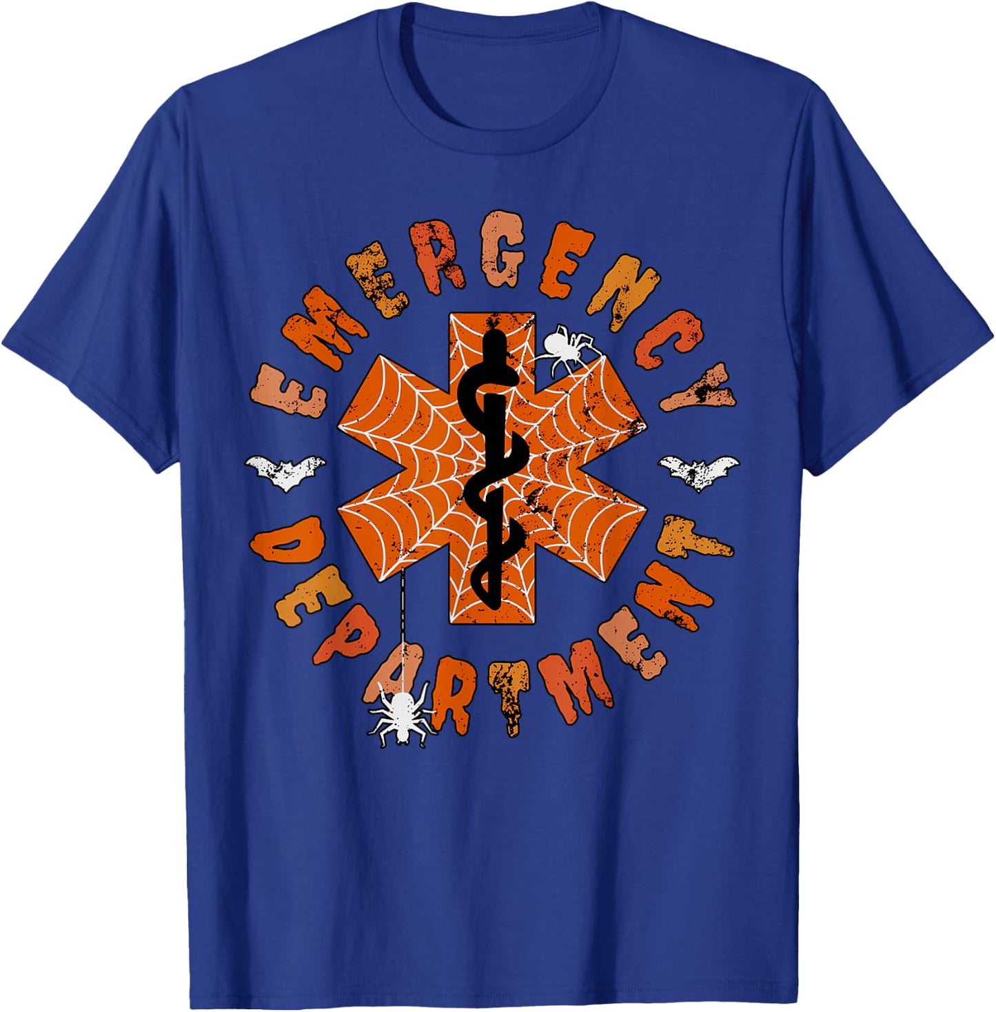 Emergency Department Halloween Costume Er Fall Pumpkin Nurse T-Shirt - T-Shirt | Royal