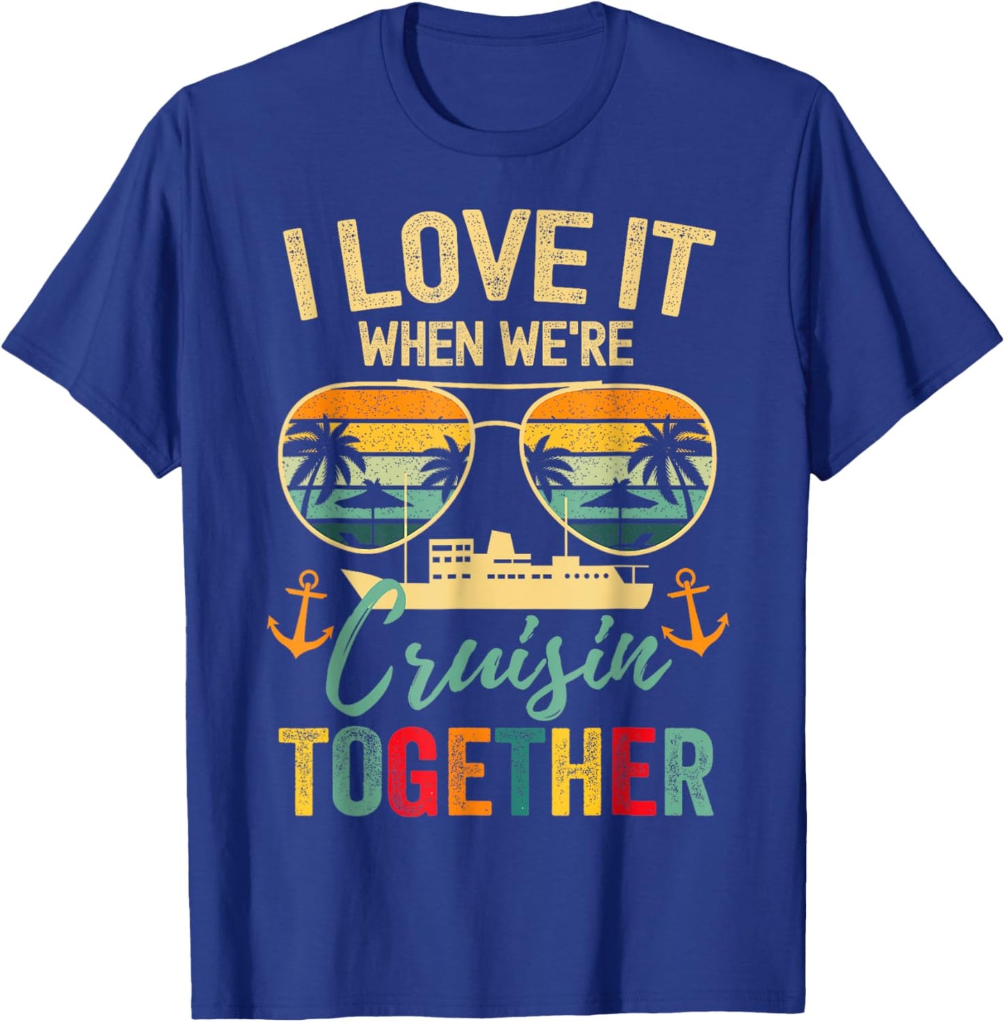 Cruise Squad 2025 Outfits Friends Family Couples Matching T-Shirt - T-Shirt | Royal
