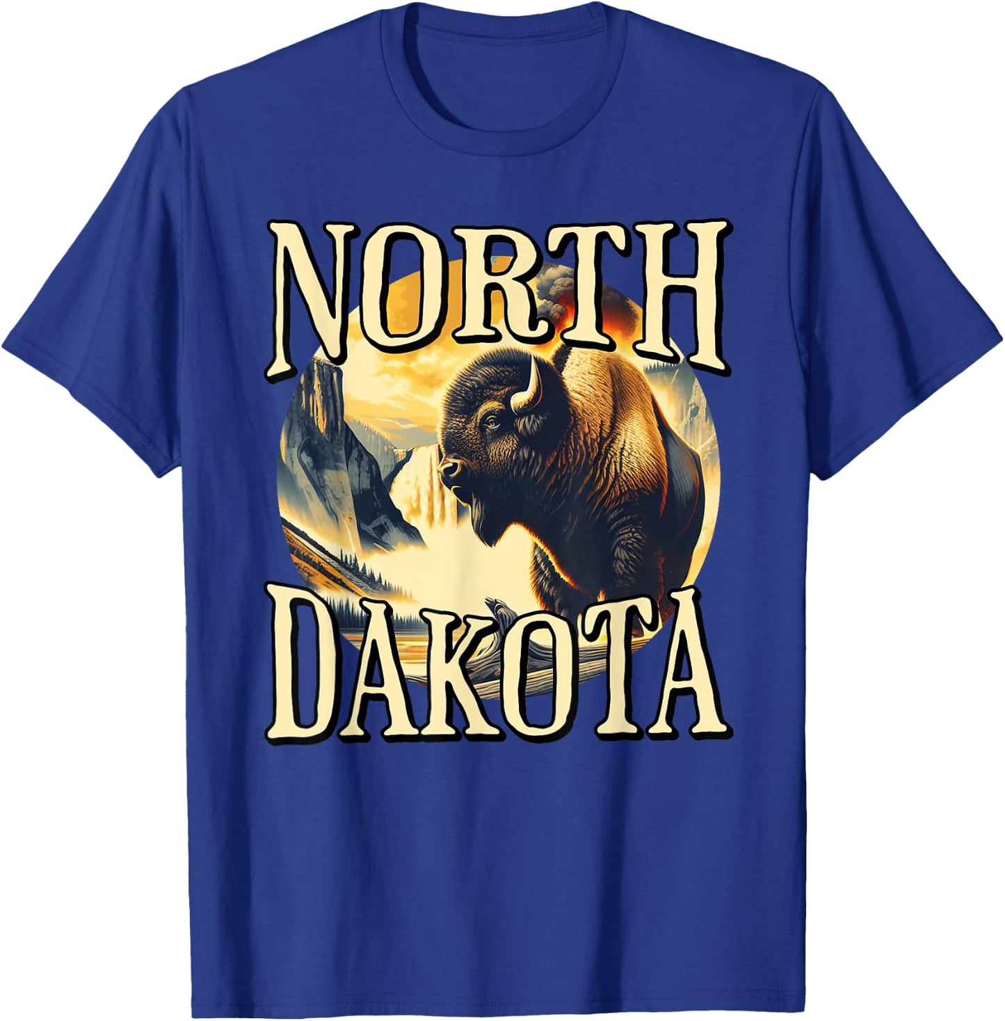 North Dakota T-Shirt - T-Shirt | Royal