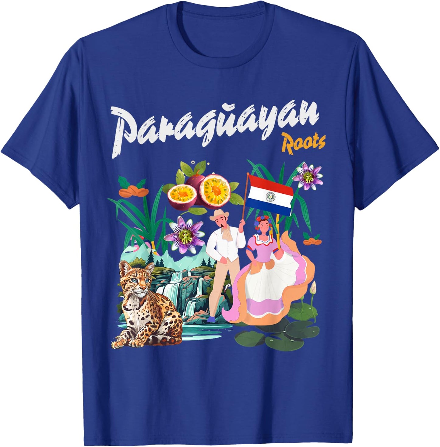 Paraguayan Flag Outfit Idea For Kids & Paraguayan Roots T-Shirt - T-Shirt | Royal
