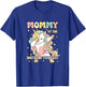 Mommy Of The Birthday Princess Unicorn Birthday Girl's Mom T-Shirt - T-Shirt | Royal