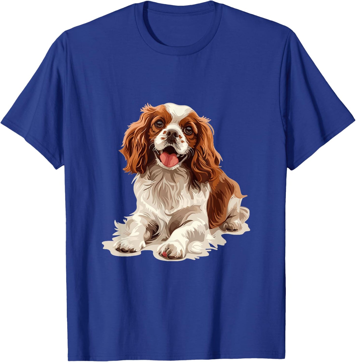 Cavalier King Charles Spaniel Dog Breed Graphic Men Women Girls Kids T-Shirt - T-Shirt | Royal