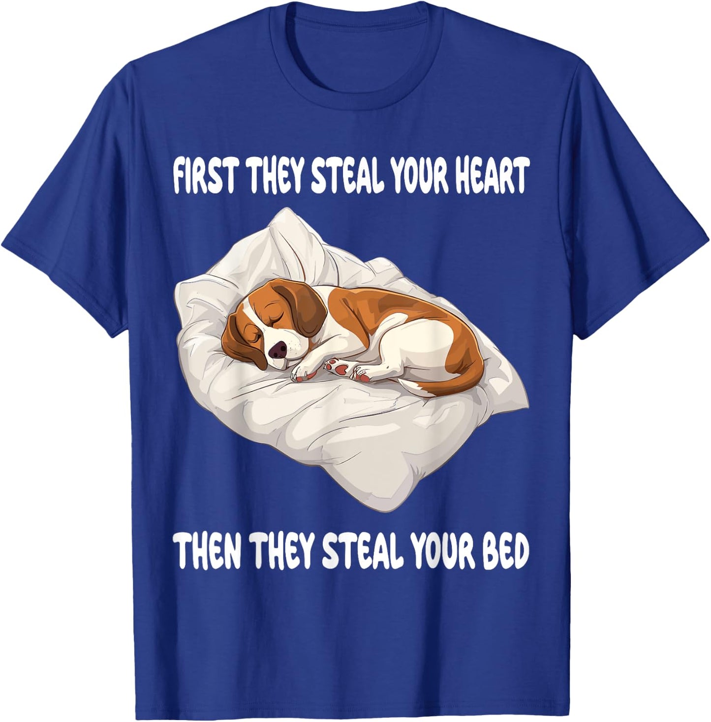 Beagle Sleeping Pajamas Nightgown T-Shirt - T-Shirt | Royal