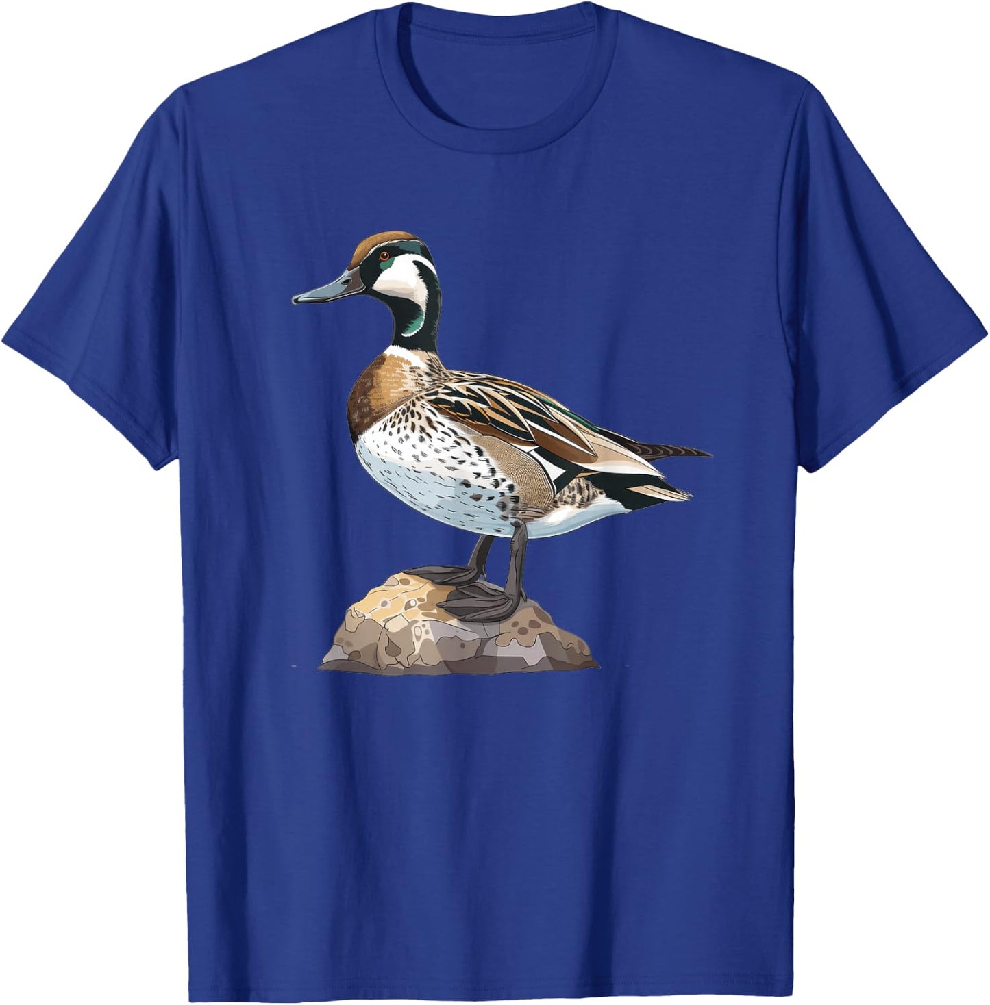 Northern Pintail On A Perch T-Shirt - T-Shirt | Royal