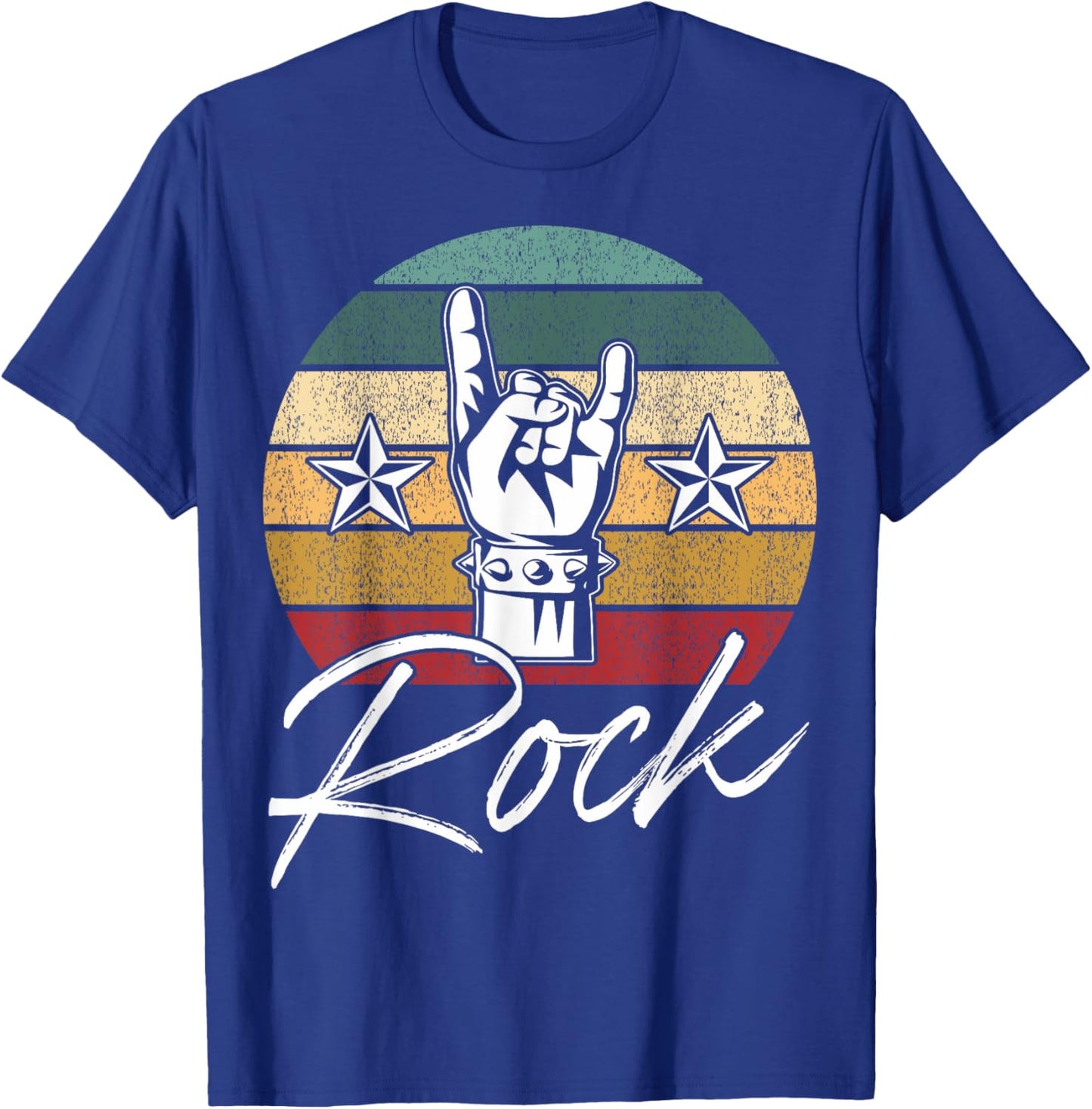 Rock Musicians Rock Music Fans Classic Rock Music Lovers T-Shirt - T-Shirt | Royal