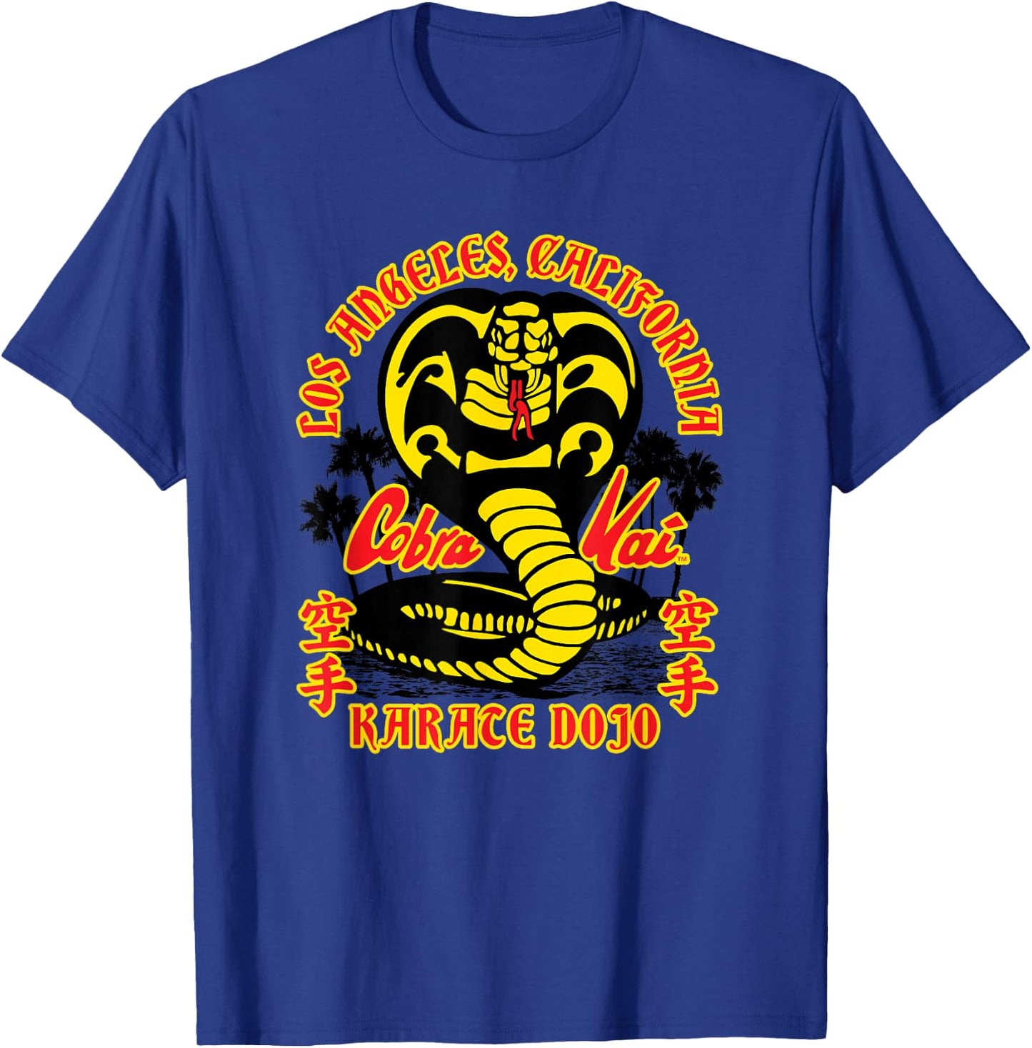 Cobra Kai Karate Dojo Los Angeles Cobra Logo TV Show T-Shirt - T-Shirt | Royal