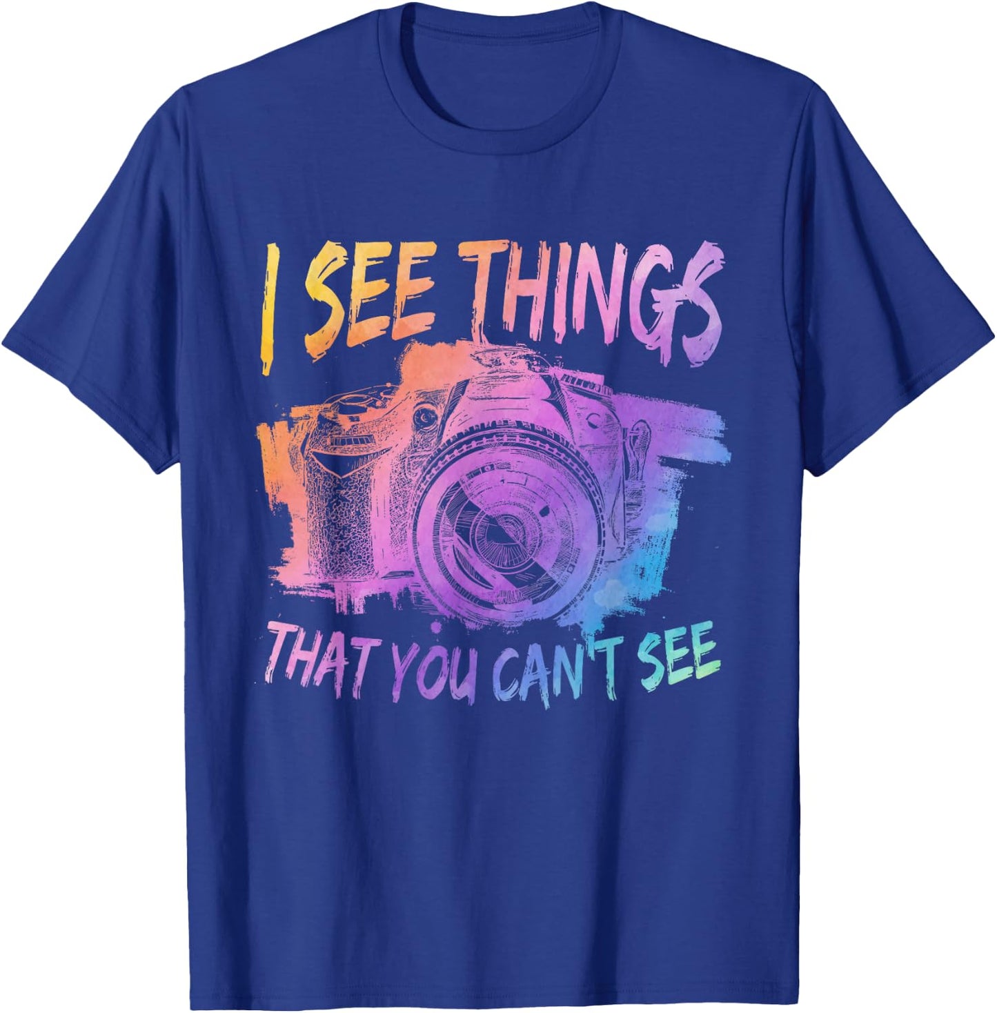 Funny Photography Photographer Camera Focus T-Shirt - T-Shirt | Royal