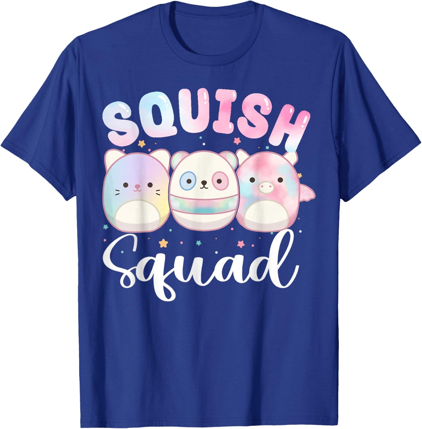 Squish Squad Birthday Shirt For Girls Kids Toddlers T-Shirt - T-Shirt | Royal