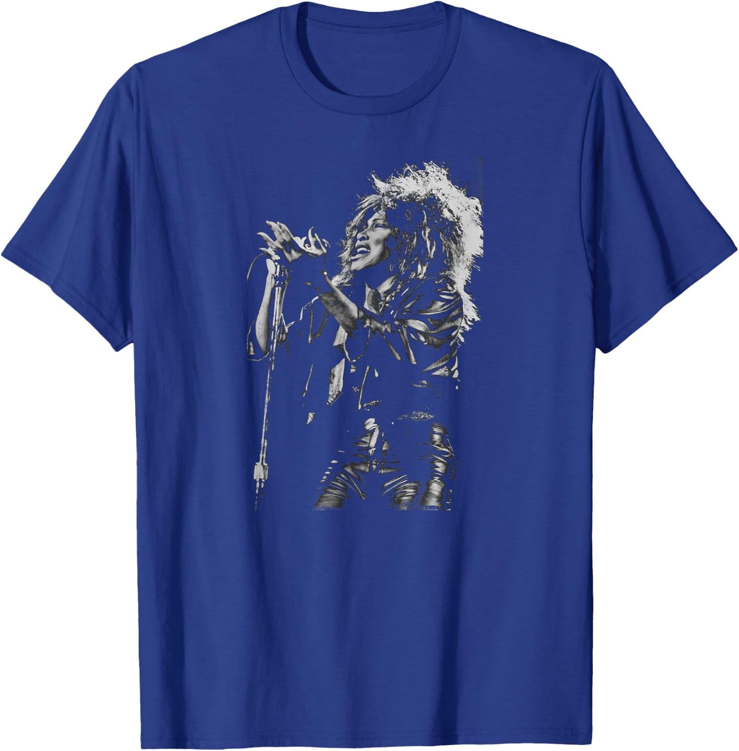 Tina Turner Performing Live by Stephen Wright T-Shirt - T-Shirt | Royal