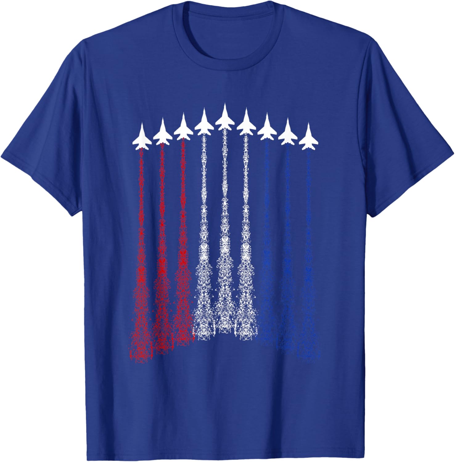 Jets 4th of July USA Patriotic Boys Graphic T-Shirt - T-Shirt | Royal