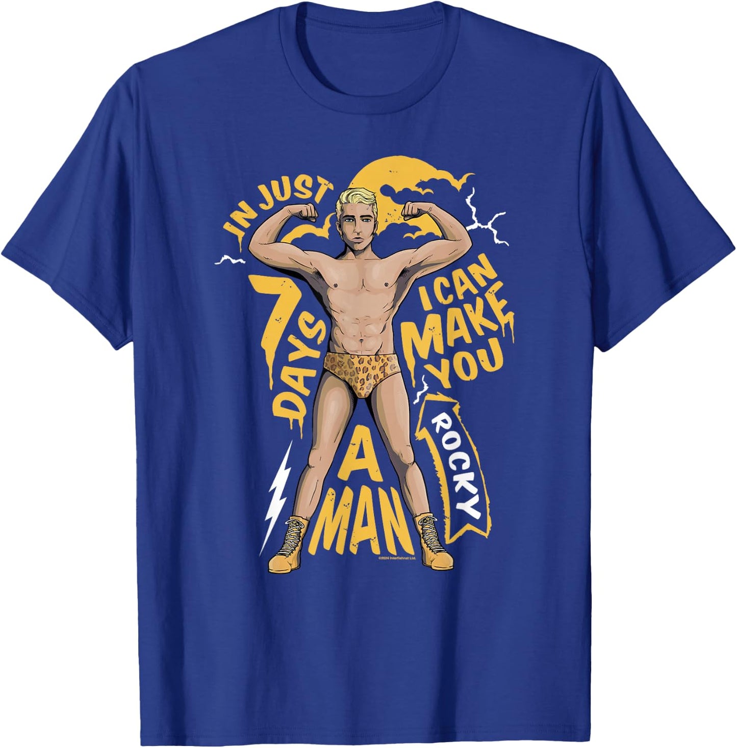 Rocky Horror Show Rocky I can Make You A Man T-Shirt - T-Shirt | Royal