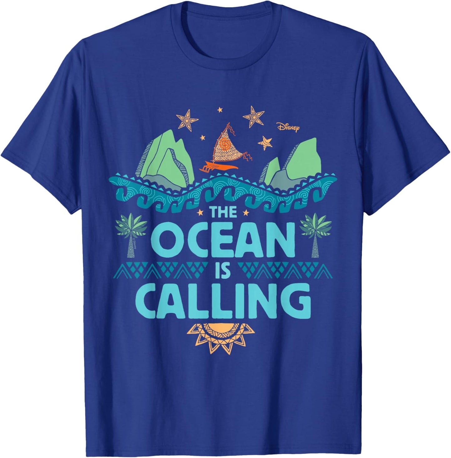 Disney Moana - The Ocean is Calling T-Shirt - T-Shirt | Royal