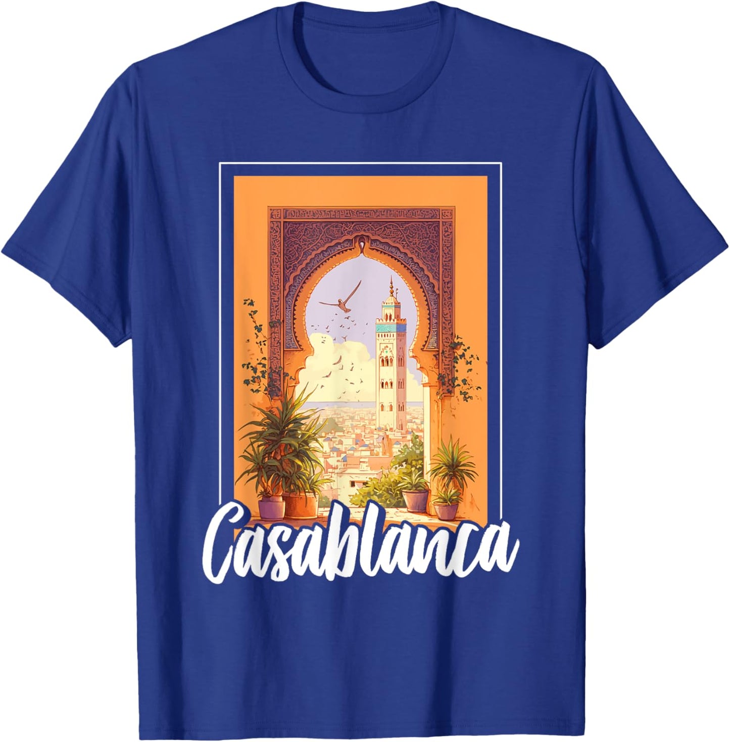 Casablanca Travel Vacation Souvenir T-Shirt - T-Shirt | Royal