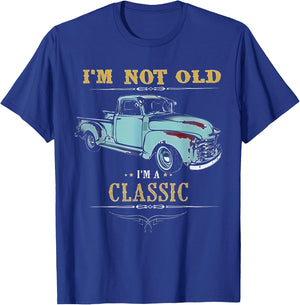 I'm Not Old I'm Classic Funny Car Handyman Grandpa Birthday T-Shirt - T-Shirt | Royal