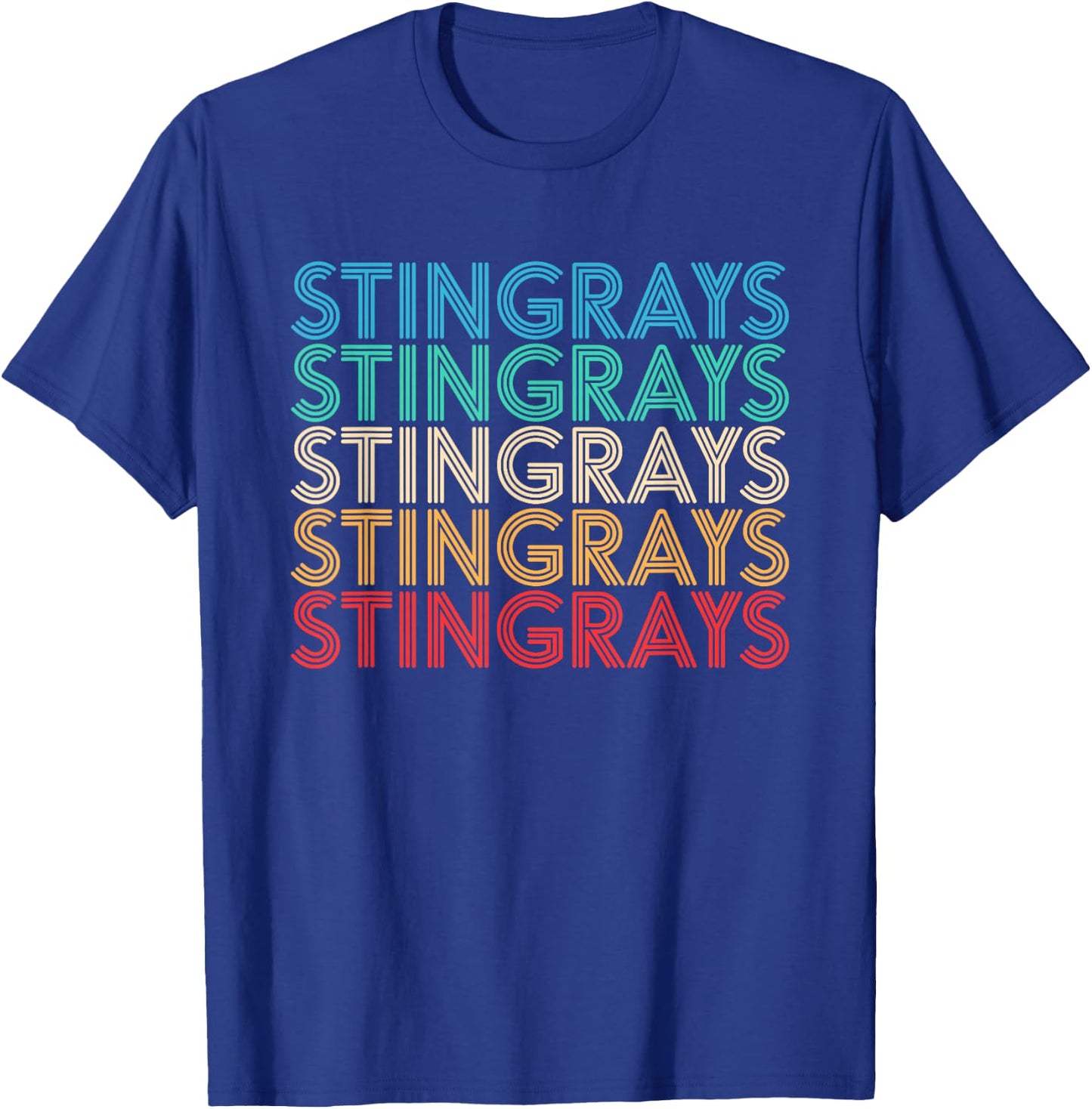 Retro Vintage Stingray T-Shirt - T-Shirt | Royal