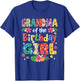 Grandma of The Birthday Girl Hawaii Family Party Decor T-Shirt - T-Shirt | Royal