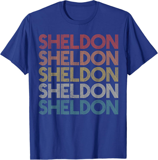 Sheldon Vintage Retro T-Shirt - T-Shirt | Royal
