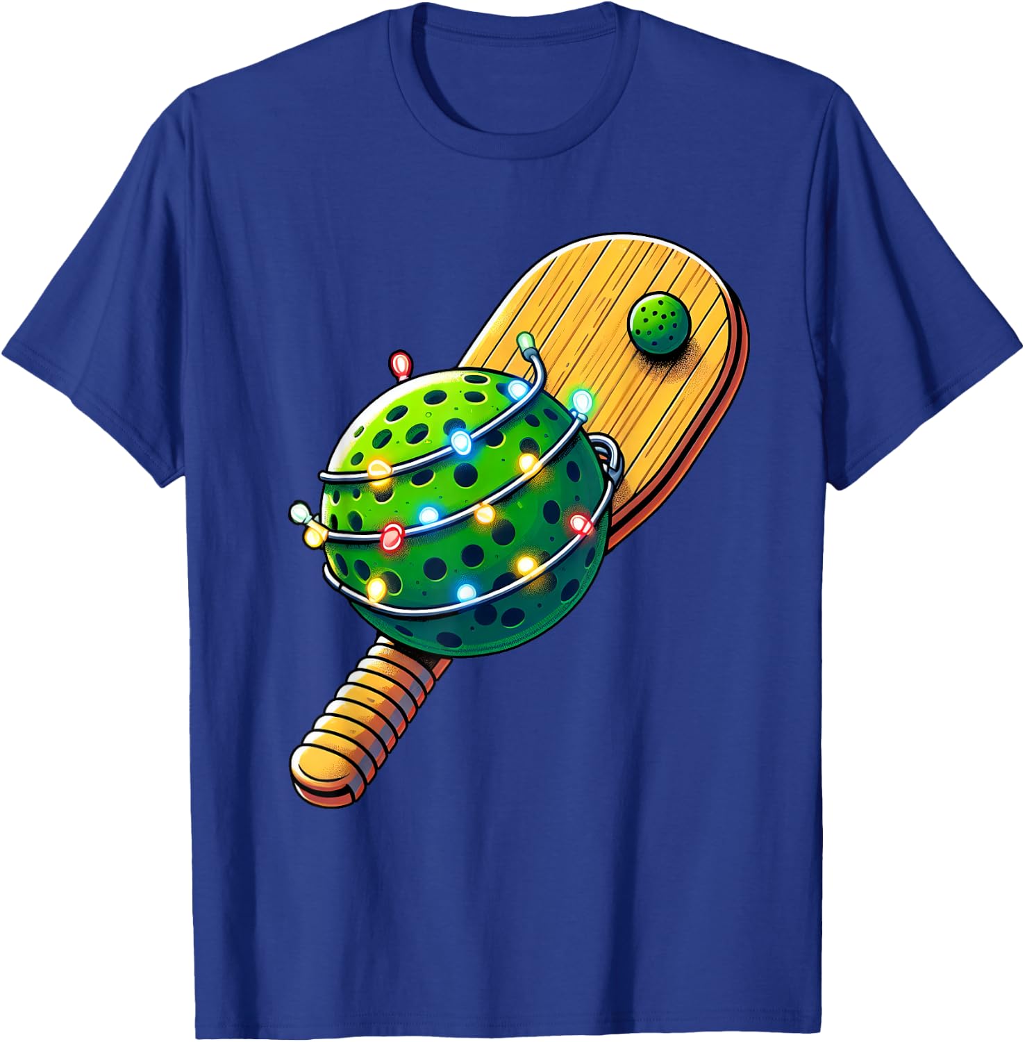 Christmas Pickle Ball Xmas Santa Pickle Ball Lovee Boy Girl T-Shirt - T-Shirt | Royal