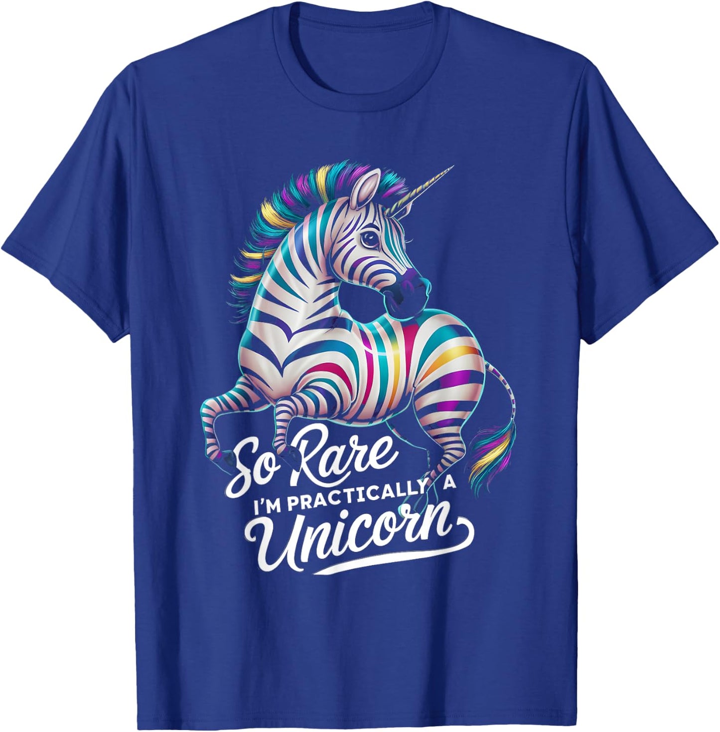 Cute Rare Disease Awareness A Unicorn Rare Disease Warrior T-Shirt - T-Shirt | Royal
