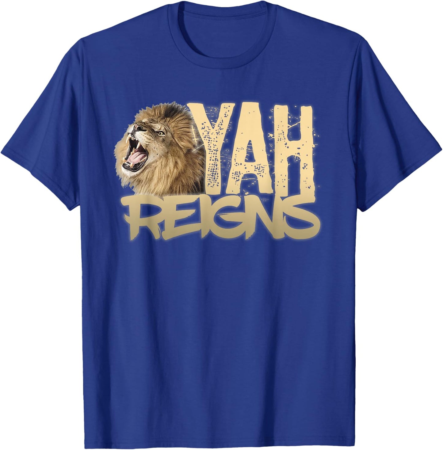 Hebrew Israelite Clothing Judah Yah Reigns Torah Lion Bible T-Shirt - T-Shirt | Royal