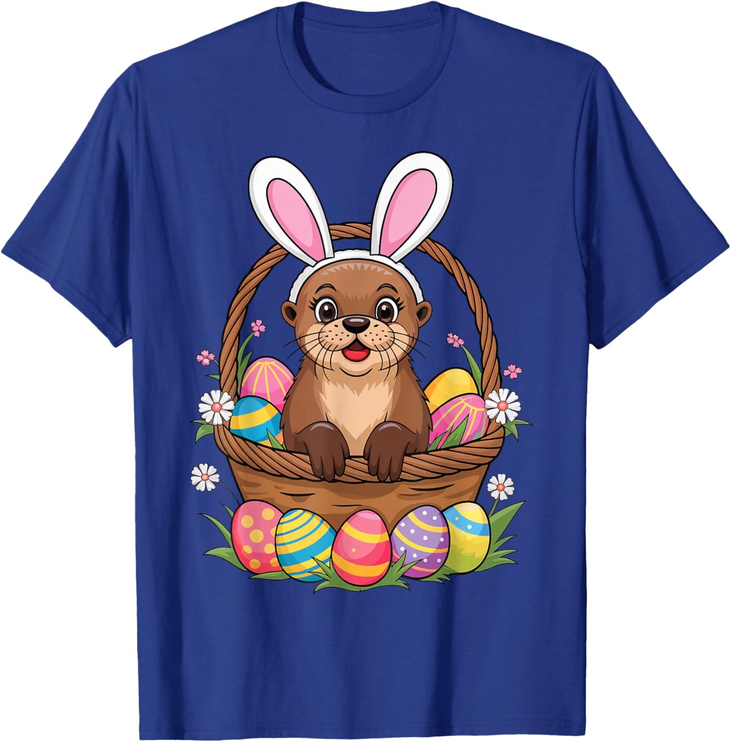 Easter Otter T-Shirt - T-Shirt | Royal